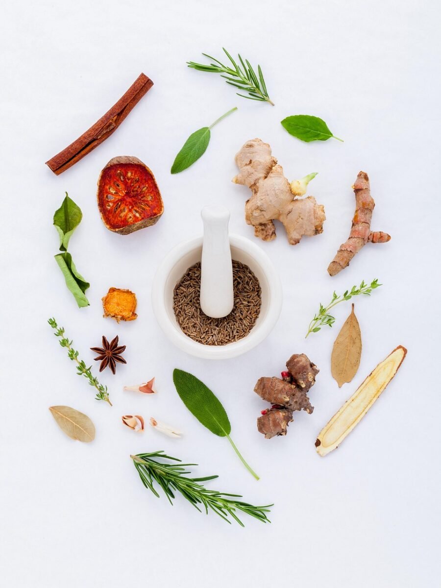 herbs, natural, pharmaceutical, green, ingredients, white, medical, healing, chinese, herbal, diet, aroma, organic, concept, leaves, medicine, recipe, spices, healthy, collection, biology, care, scientist, science, plant, seasoning, fresh, nutrition, cooking, food, pharmacy, nature, mortar, dry, healthcare